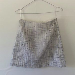 Babaton mini gingham skirt